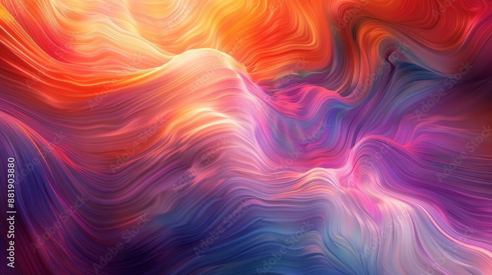 Holi-inspired colors with wave patterns in dynamic wallpaper Holi-inspired colors with wave patterns in dynamic wallpaper