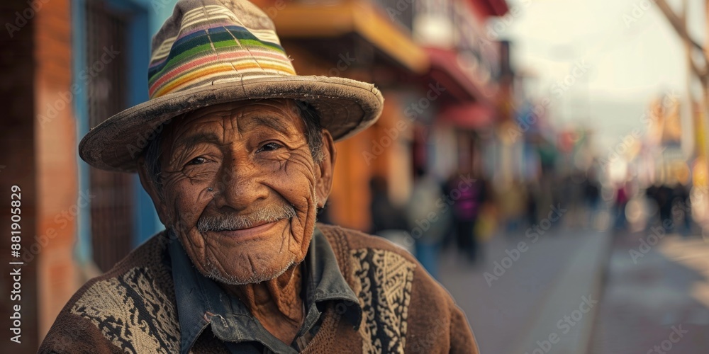 Old Man with Hat and Sweater Old Man with Hat and Sweater