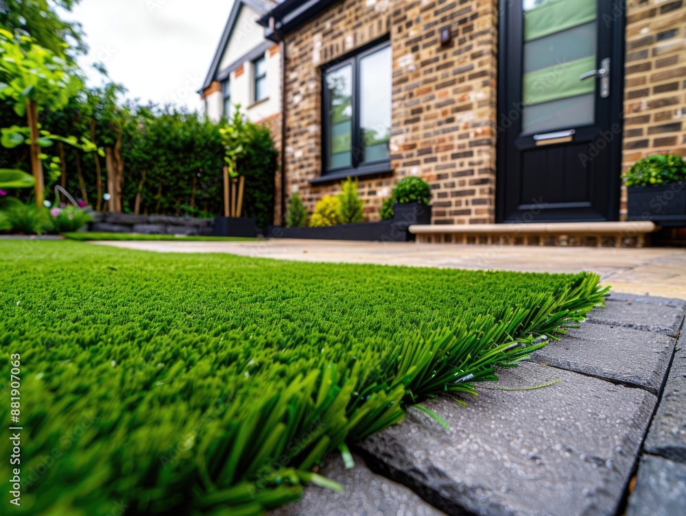 Fototapeta premium House on the Lawn