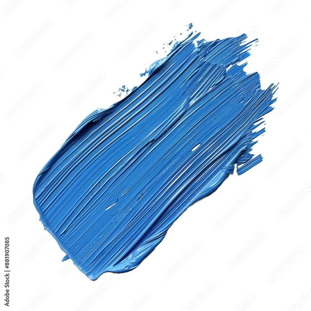 Dense strokes of acrylic or oil paint in bright blue shades, dynamic texture. Ideal for creative projects, artistic prints and inspiration in modern design. transparent or white background Dense strokes of acrylic or oil paint in bright blue shades, dynamic texture. Ideal for creative projects, artistic prints and inspiration in modern design. transparent or white background