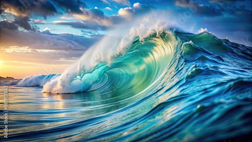 Sea ocean water waves in motion, perfect for background or wallpaper design, waves, sea, ocean, water, background, wallpaper