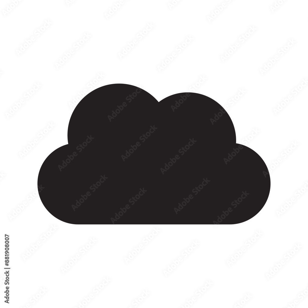 Cloud vector icon design template Cloud vector icon design template