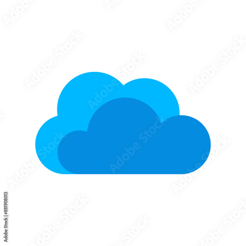 Cloud vector icon design template