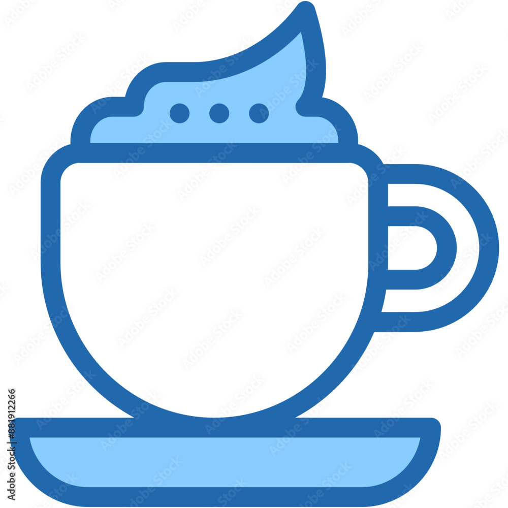 Vector Icon Cappuccino, Food And Restaurant, Coffee Shop, Food Vector Icon Cappuccino, Food And Restaurant, Coffee Shop, Food