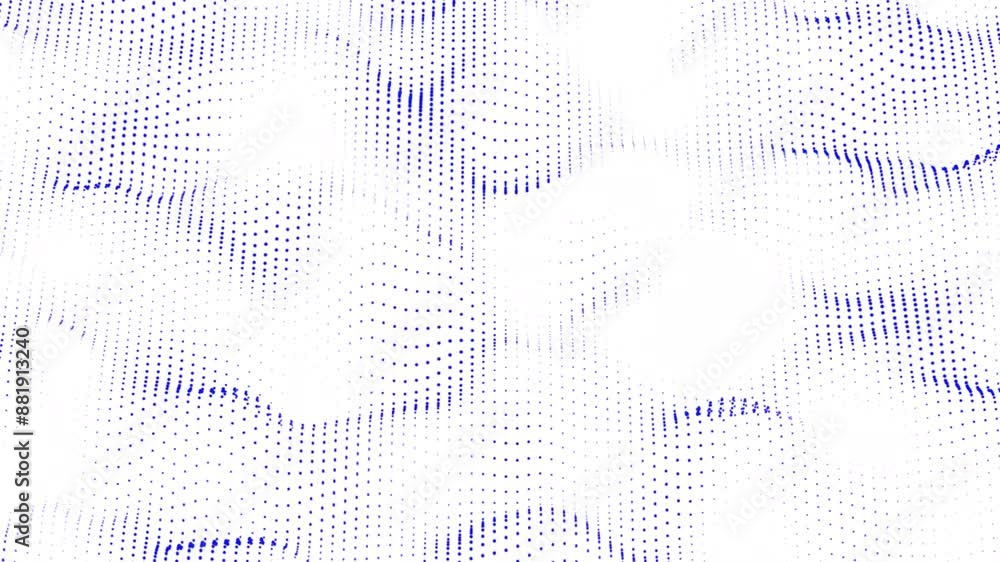 Halftone dots background. Abstract and technology dots wave background. Texture black dots animation on white background. Halftone dots background. Abstract and technology dots wave background. Texture black dots animation on white background.