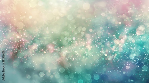 Abstract wallpaper with diffused textures in pastel hues and shimmering lights