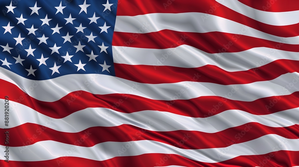 USA flag close up. US of America national holiday celebrate background. USA flag background. USA flag close up. US of America national holiday celebrate background. USA flag background.
