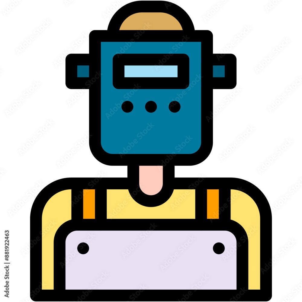 Vector Icon Welder, Welding, Avatar, Man, Worker Vector Icon Welder, Welding, Avatar, Man, Worker