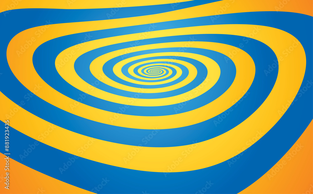 Artistic spiral shape. Vector drawing Artistic spiral shape. Vector drawing