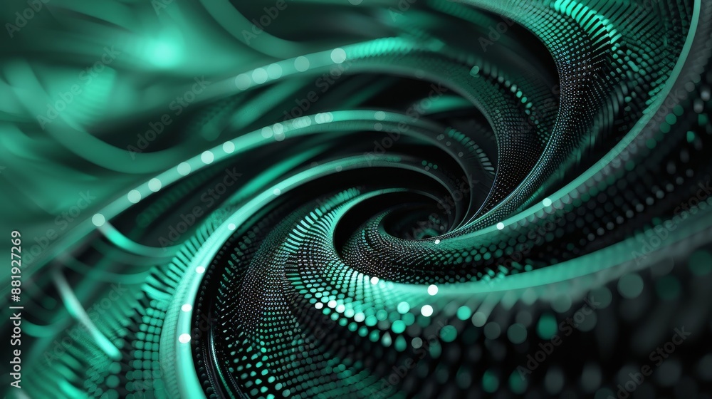 Black and emerald spiral patterns with shimmering points soft gradients and hidden cross shapes symbolizing resurrection Black and emerald spiral patterns with shimmering points soft gradients and hidden cross shapes symbolizing resurrection