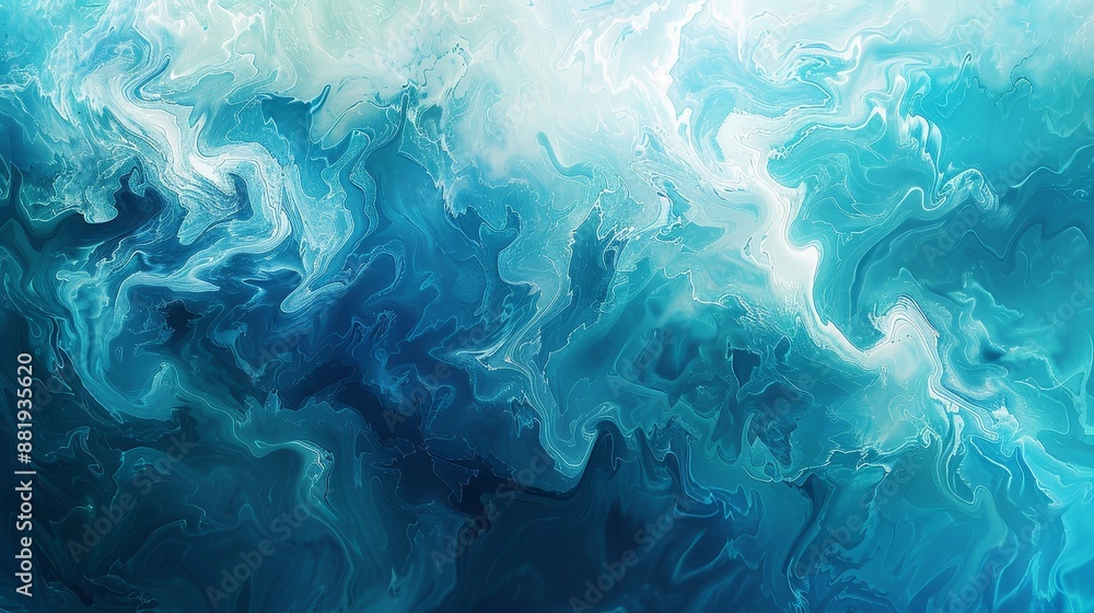 Serene abstract design with azure and teal hues intricate swirling patterns wallpaper Serene abstract design with azure and teal hues intricate swirling patterns wallpaper