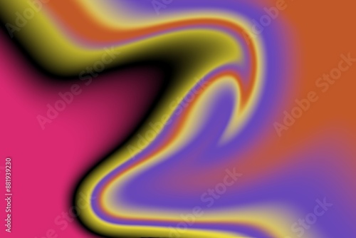 Abstract liquid background. Gradient mesh. Vibrant Gradient Background