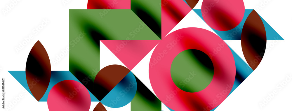 Circle pattern, round elements with lines and arrows composition for wallpaper, banner, background or landing Circle pattern, round elements with lines and arrows composition for wallpaper, banner, background or landing