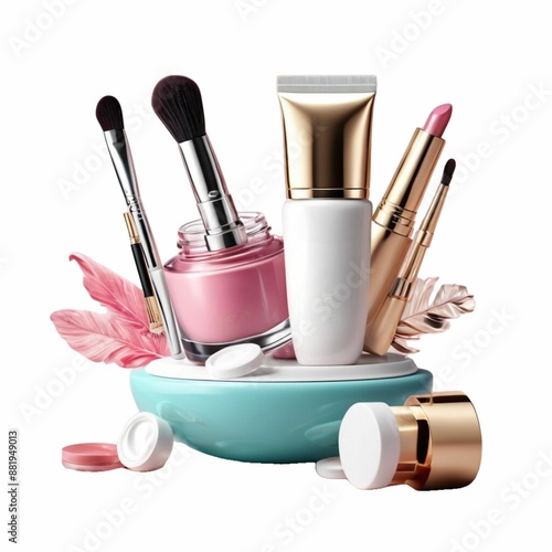 3d beauty and makeup product