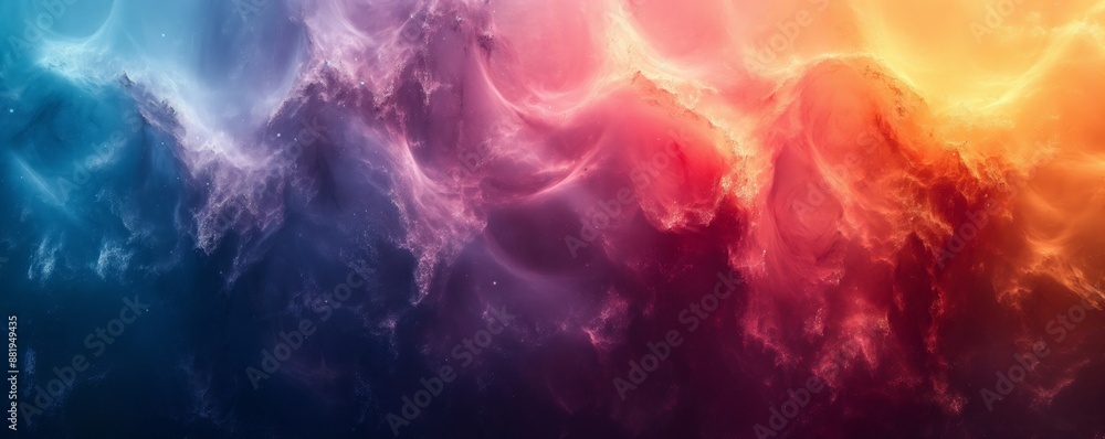 Abstract cosmic waves in multi-color hues, perfect for backgrounds and futuristic themes Abstract cosmic waves in multi-color hues, perfect for backgrounds and futuristic themes