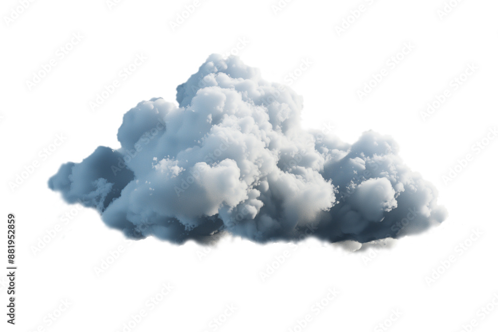 Realistic cloud. Cloud on transparent background. PNG image Realistic cloud. Cloud on transparent background. PNG image