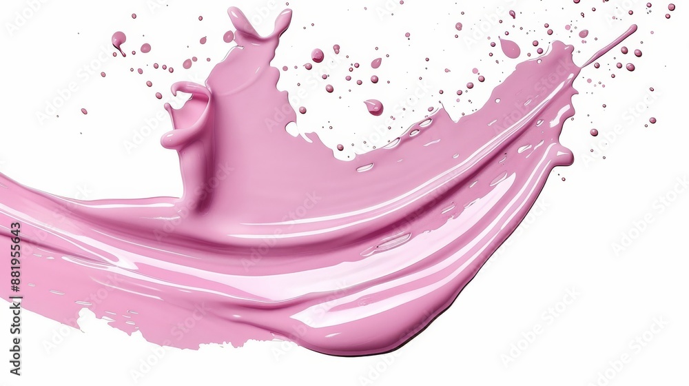 Pink Liquid Splash Abstract Background Pink Liquid Splash Abstract Background