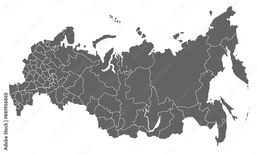 AdRussia map isolated on white background. for website layouts, background, education, precise, customizable, Travel worldwide, map silhouette backdrop, earth geography, politicobe Illustrator Artwork AdRussia map isolated on white background. for website layouts, background, education, precise, customizable, Travel worldwide, map silhouette backdrop, earth geography, politicobe Illustrator Artwork
