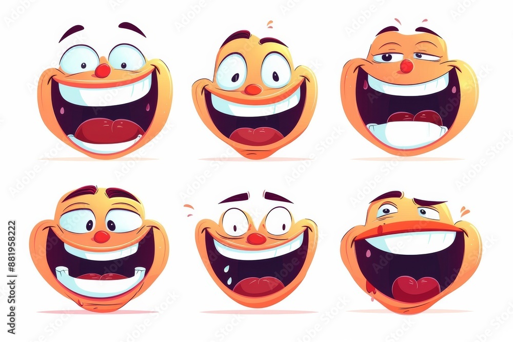 Cartoon Character's Expression Pack Cartoon Character's Expression Pack