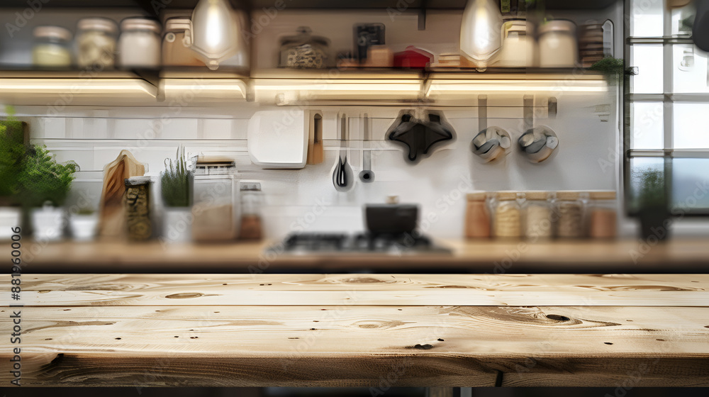Copy space of luxury table counter top on blur kitchen background. Food product display presentation.
Copy space of luxury table counter top on blur kitchen background. Food product display presentation.
