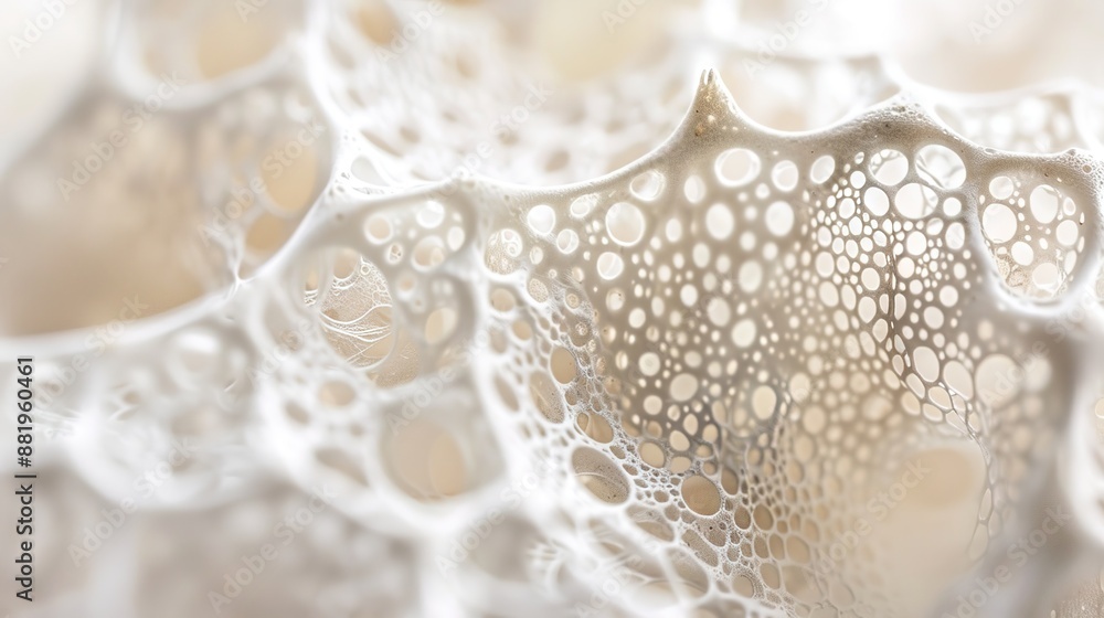 Organic Macro Textures in Soft Light on White Background with High Contrast Depth Organic Macro Textures in Soft Light on White Background with High Contrast Depth