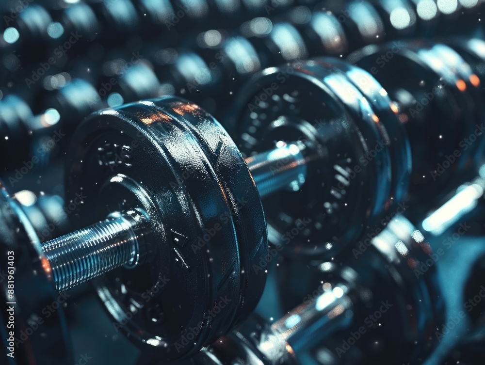 Weightlifters in gym Weightlifters in gym