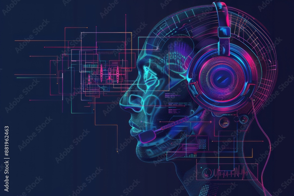 AI hearing check, advanced technology for accurate auditory assessments and diagnostics... AI hearing check, advanced technology for accurate auditory assessments and diagnostics...