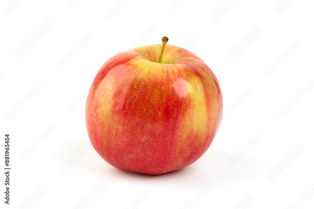 Red prince apples, isolated on white background. Red prince apples, isolated on white background.
