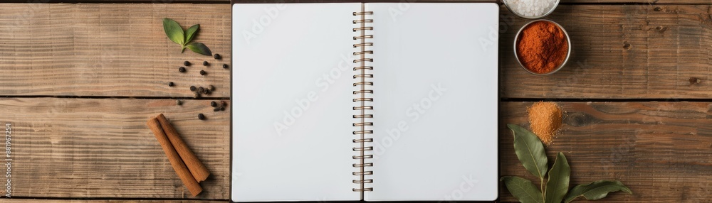 Spices and Notebook: Culinary Exploration Spices and Notebook: Culinary Exploration