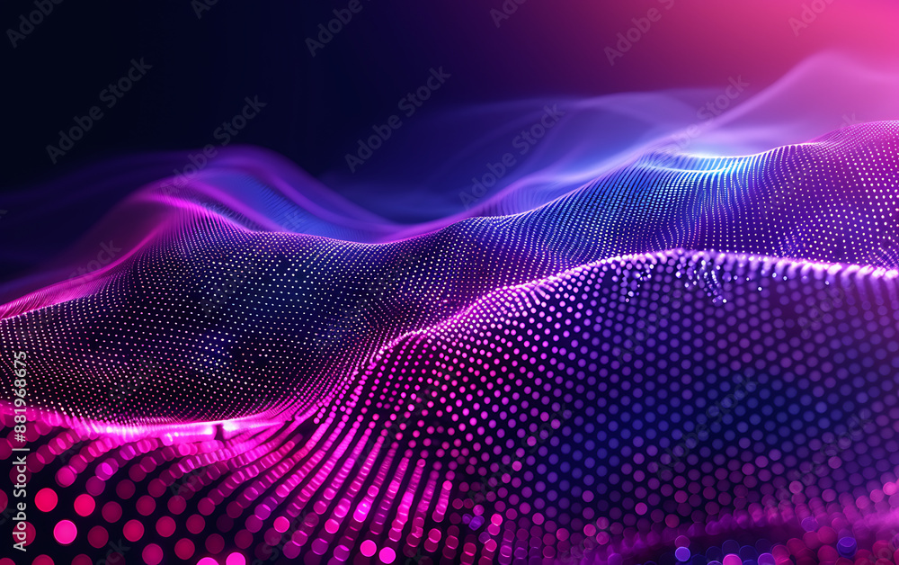 3d rendering of abstract digital particles with depth of field 3d rendering of abstract digital particles with depth of field