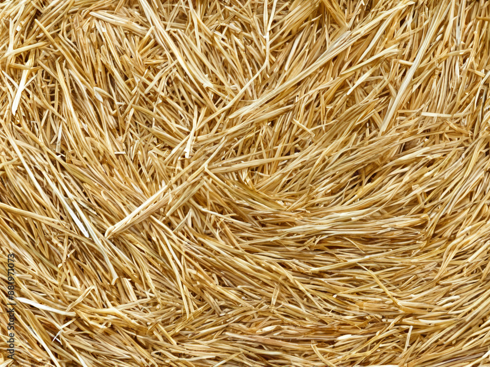 hay bales on the field, close up. hay bales on the field, close up.