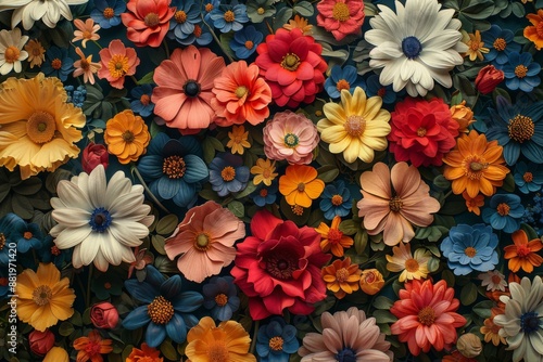 Floral Tapestry: A Symphony of Colors