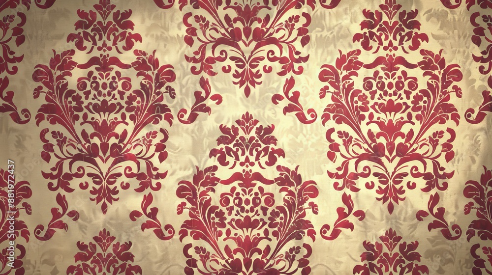 Elegant Damask Wallpaper with Intricate Patterns and Classic Design, Perfect for Interior Decor Elegant Damask Wallpaper with Intricate Patterns and Classic Design, Perfect for Interior Decor