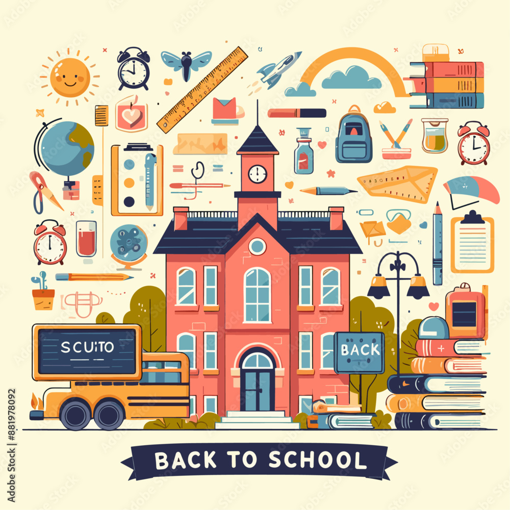 Back To School illustrationI Back To School illustrationI