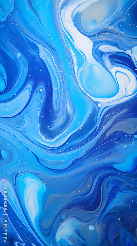 Digital cosmic blue colors abstract Liquid poster web mobile phone background Digital cosmic blue colors abstract Liquid poster web mobile phone background