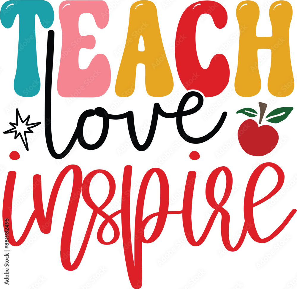 Retro Teacher Tshirt Design Template Retro Teacher Tshirt Design Template