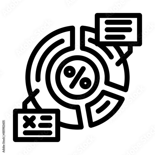 resource allocation business process line icon vector. resource allocation business process sign. isolated contour symbol black illustration
