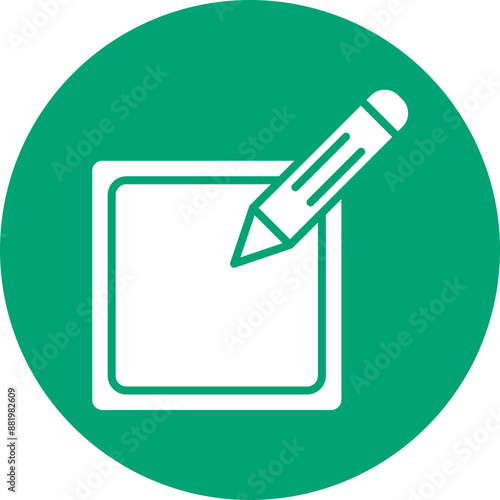 Compose glyph circle icon