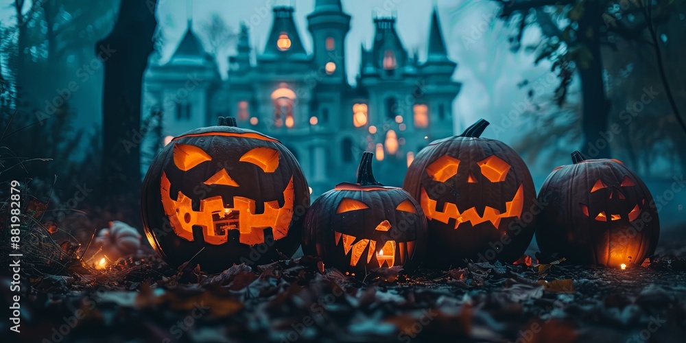 Mysterious Halloween Night Under the Full Moon Mysterious Halloween Night Under the Full Moon