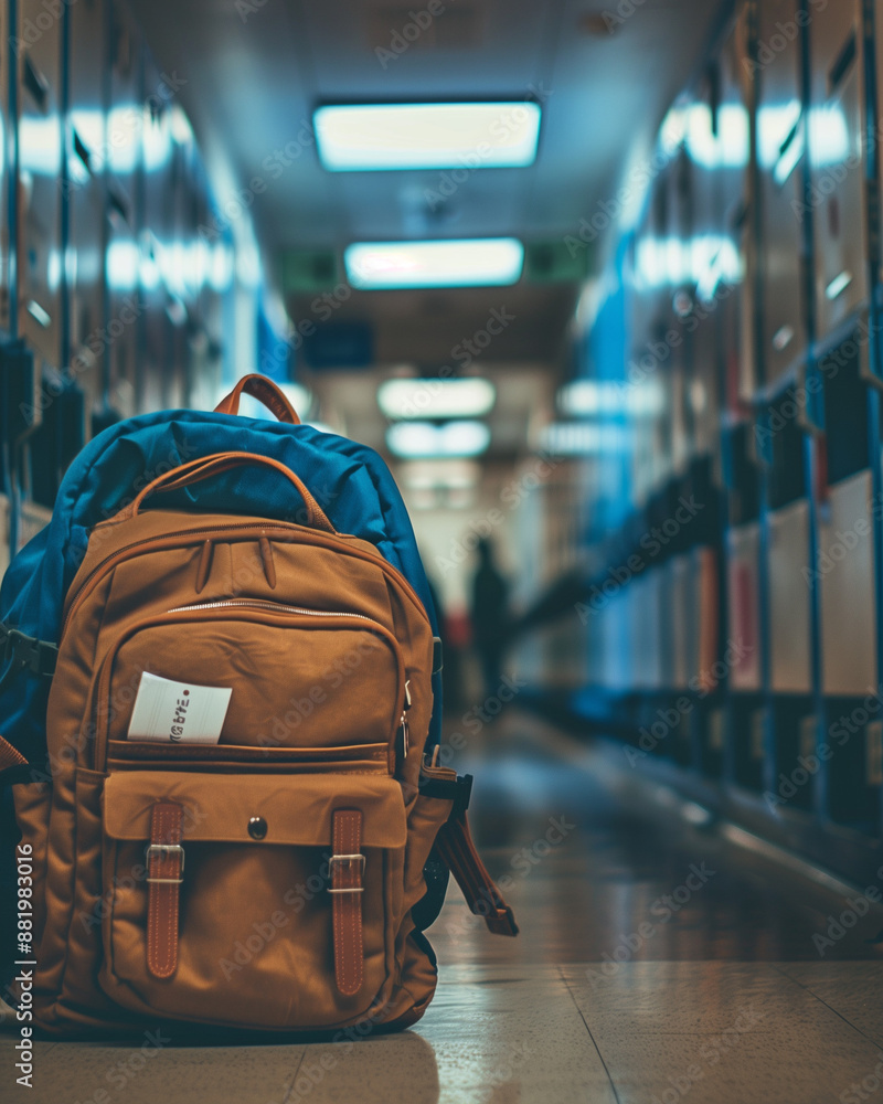 Naklejka premium backpack for back to school