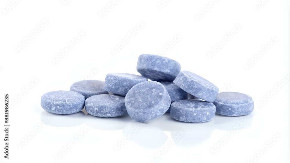 Hustenbonbons isoliert auf weißem Hintergrund Hustenbonbons isoliert auf weißem Hintergrund