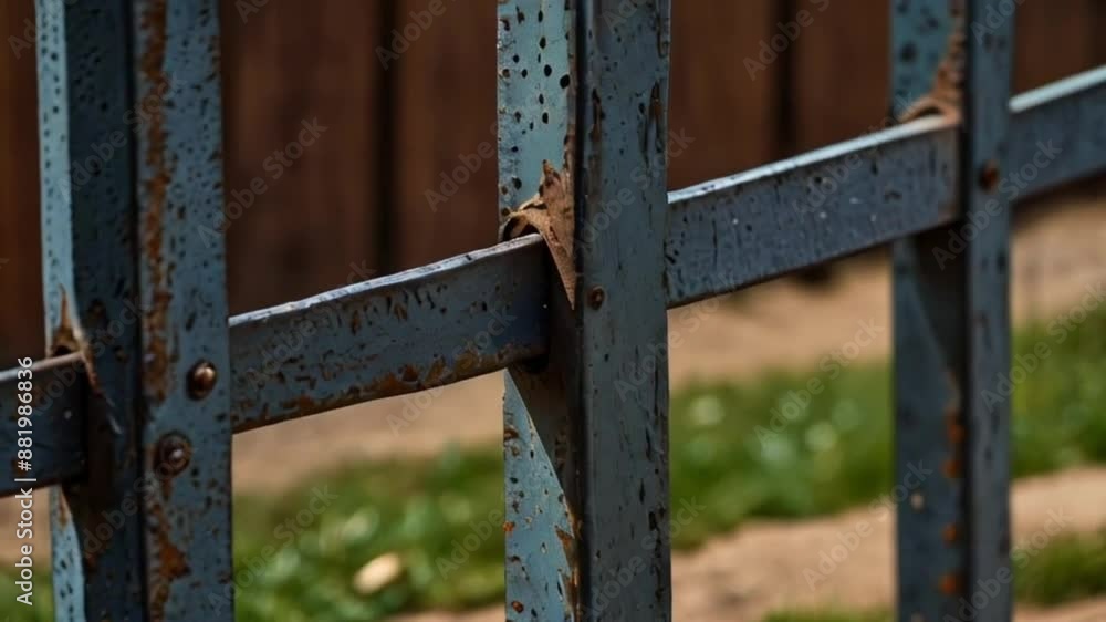 Old iron gate Old iron gate