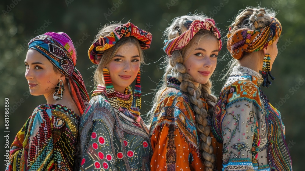 Fototapeta premium Timkadin Festival in Morocco. Berber culture