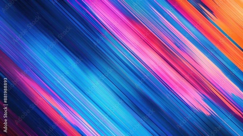 Abstract pattern composed of vibrant diagonal lines in shades of blue, pink, orange, and purple, creating a dynamic backdrop. Abstract pattern composed of vibrant diagonal lines in shades of blue, pink, orange, and purple, creating a dynamic backdrop.