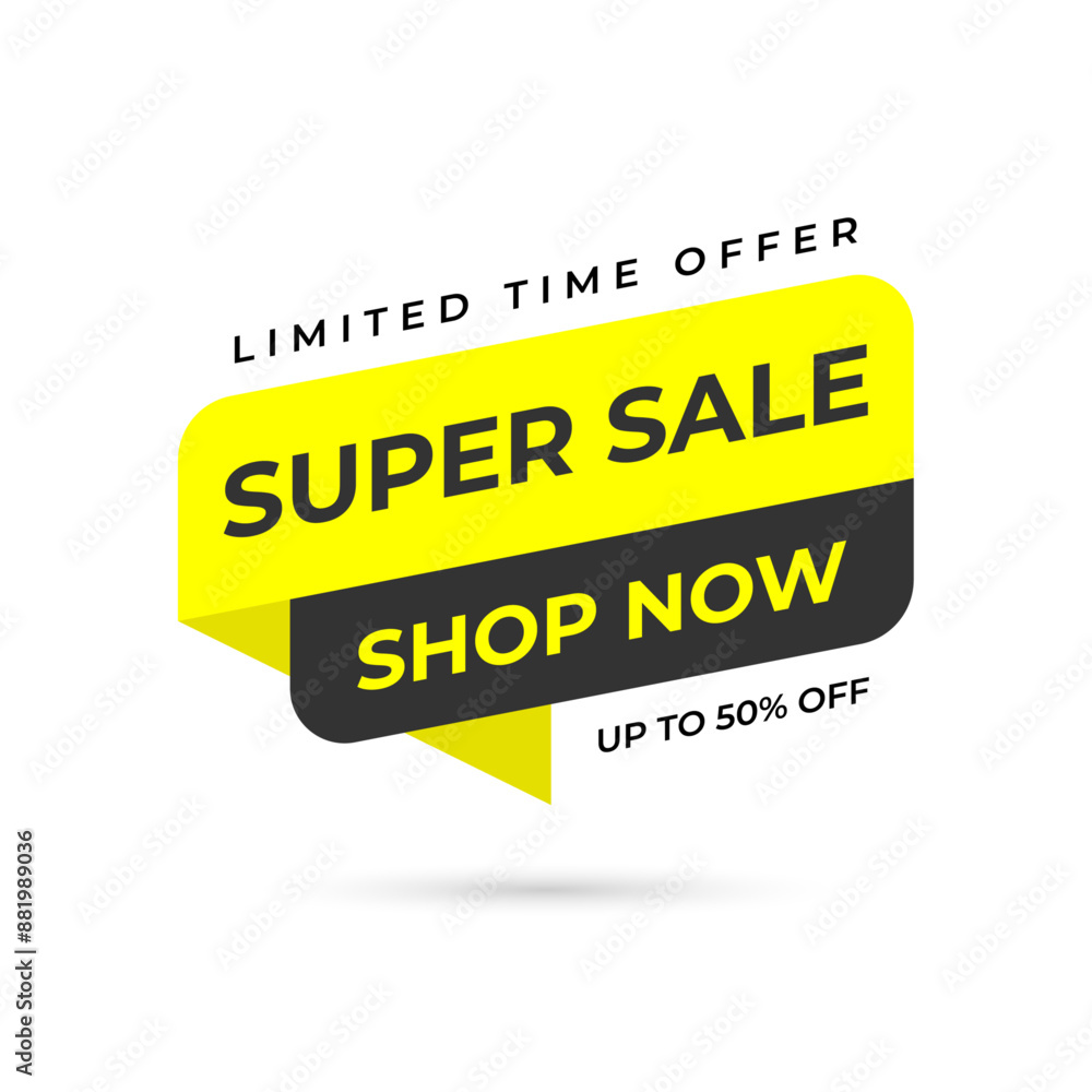 Yellow black super sale banner Yellow black super sale banner