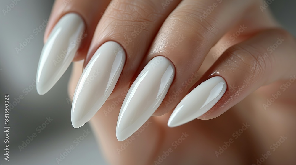 simple and practical white manicure simple and practical white manicure