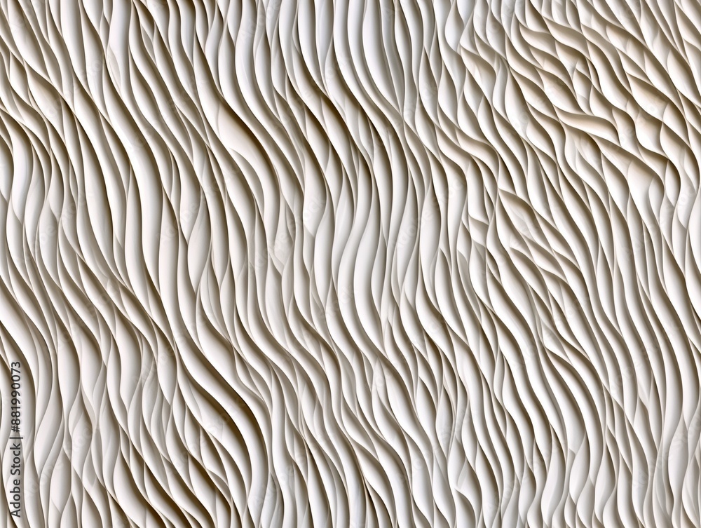 Abstract white wavy texture with intricate layered design patterns. Abstract white wavy texture with intricate layered design patterns.