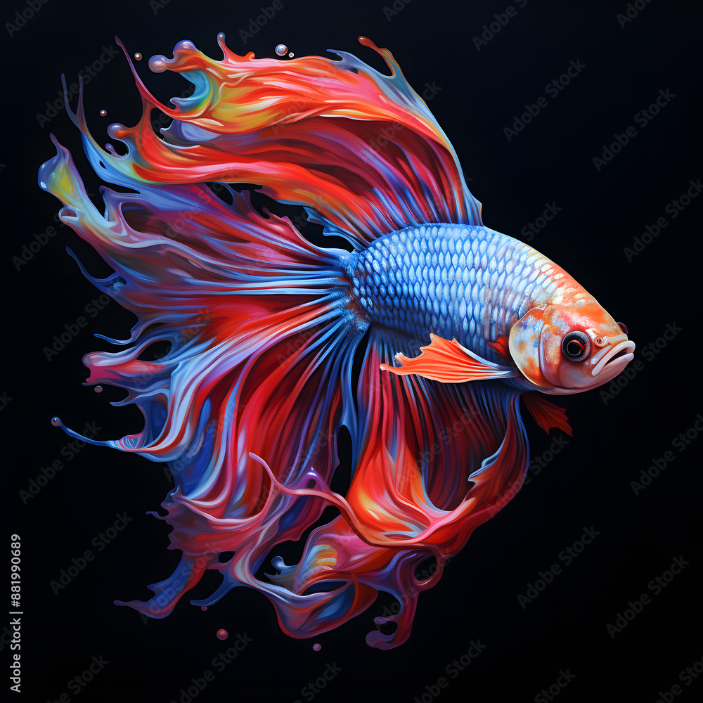Fototapeta premium beta fish