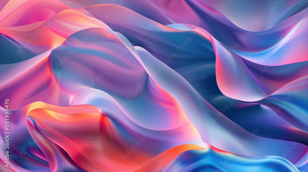 Obraz premium Abstract Swirling Colors