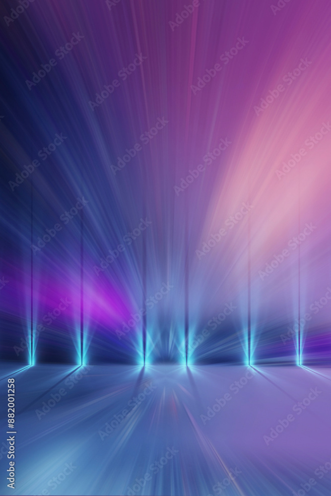 Abstraction with rays and neon. Abstraction with rays and neon.
